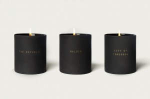 School of Life “Utopia” Candles: Inspired by Thoreau, Corbusier & Plato